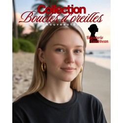 Créoles dorées 30 mm ultra légères | Bijouterie Caribbean